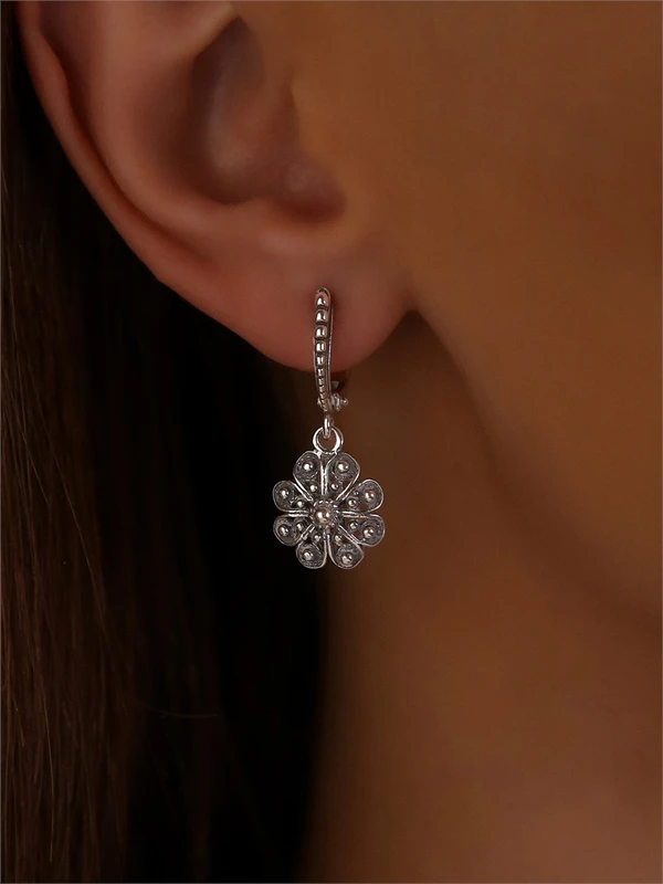 Серьги из серебра без вставок 22-1500
