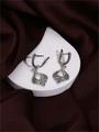 Серьги из серебра без вставок 22-463