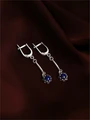 Серьги из серебра с лазуритом 22-1286/2