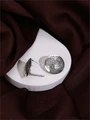Серьги из серебра без вставок 22-573