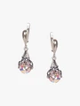 Серьги из серебра с кварцем 22-1336