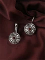 Серьги из серебра с сердоликом 22-1077
