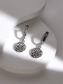 Серьги из серебра без вставок 22-1501