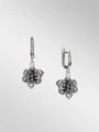 Серьги из серебра без вставок 22-625