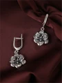 Серьги из серебра без вставок 22-625