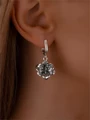 Серьги из серебра без вставок 22-625