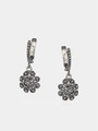 Серьги из серебра без вставок 22-1500