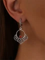 Серьги из серебра с кораллом 22-1187