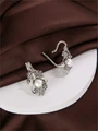 Серьги из серебра с жемчугом 22-39