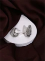 Серьги из серебра без вставок 22-852