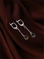 Серьги из серебра с агатом 22-1286/4