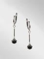 Серьги из серебра с агатом 22-1286/4