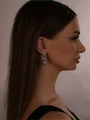 Серьги из серебра без вставок 22-1232/2