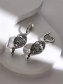Серьги из серебра без вставок 22-1232/2