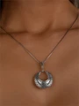 Кулон из серебра без вставок 2008