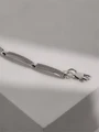 Браслет из серебра без вставок 2002